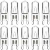 Ampoule Halogene G9 28W 230V, 370LM 2700K Blanc Chaud Dimmable, G9 Ampoules Capsule, pour Lustres, Lampes de Paysage, Appliques Murales, Éclairage d'armoire, Lot de 10