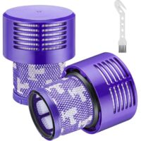 Filtre de rechange lavable pour Dyson V10 SV12. Filtre de rechange pour Dyson V10 Cyclone Series, V10 Absolute, V10 Animal, V10 Total Clean, V10 Motor Head, SV12.