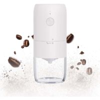 Accessoires pour machines à café, moulin à café électrique portable, mini moulin à café, moulin à expresso avec différents réglages de mouture, moulin à meules coniques pour expresso, latte macchiato