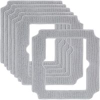 Lot de 6 chiffons de nettoyage pour robot de nettoyage de vitres Ecovacs Winbot Mini Famille - Tampon de nettoyage de rechange pour Ecovacs Winbot MINI W-CC02-0012