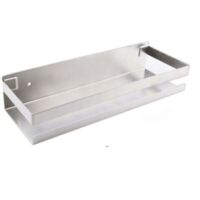 Étagère murale de salle de bain accessoires de salle de bain 20-40cm argent brossé étagère de salle de bain moderne pour cuisine douche shampooing 30cm
