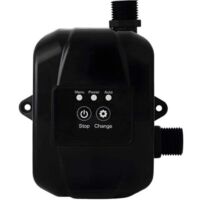 Pompe de surpression d'eau pour la maison Pompe de recirculation d'eau silencieuse 24V avec adaptateur d'alimentation 150W Max Lift 92ft pour les arroseurs Douche Cuisine Jardin--