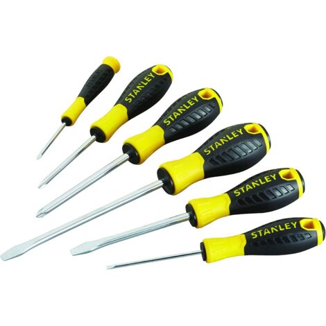 STANLEY Set 6 teilig Schraubenzieher Essential STHT0-60208 (1/2)