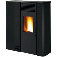 Poêle à granulés biofire GS90-8 kW - Slim 26 cm Noir