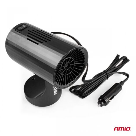 CHAUFFAGE, DEGIVRANT 12V 150W AMOVIBLE SUR PIED OU FIXE DANS PORTE-GOBELET AMIO (1/5)