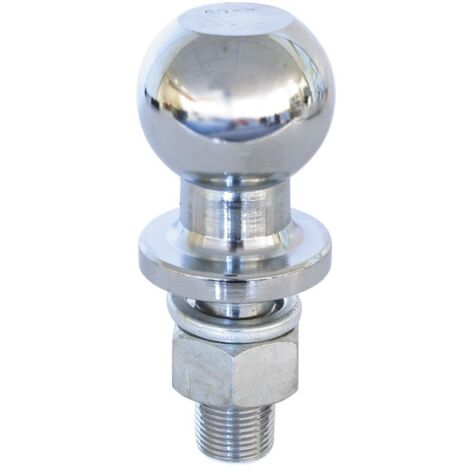 Boule d'attelage à visser 50mm – Charge 1,5 T – Filetage M22x2,5 mm – Connexion sécurisée remorque – Carpoint