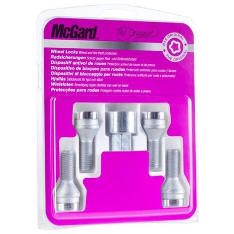 4 VIS ANTIVOL SU MCGARD M14X1.5/ 60°/ LONG. 45MM/ Ø17MM (1/3)