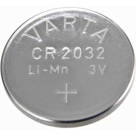Varta – Pile bouton lithium CR2032 3V – Capacité 180 mAh – Dimensions Ø20 x 3,2 mm – Pour télécommandes et appareils médicaux