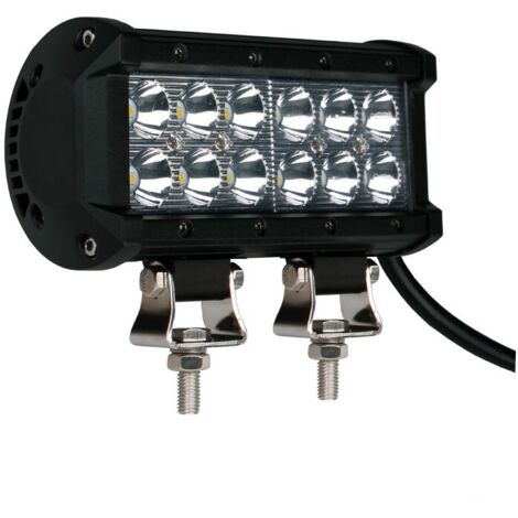 RAMPE 12 LED OSRAM 36W 6500K 2400LM BOITIER ALUMINIUM 161x63x107mm (1/2)