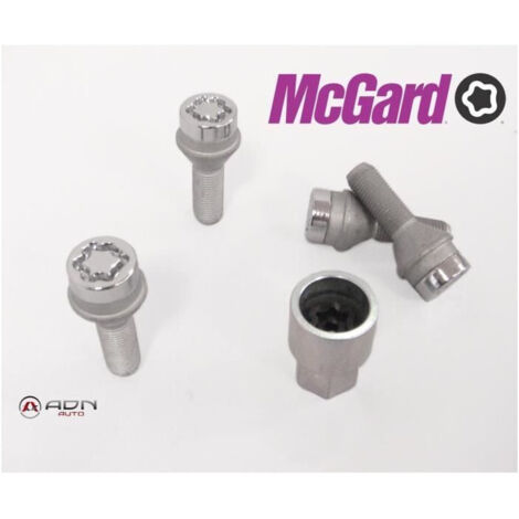 4 VIS ANTIVOL SU MCGARD M12X1.25/ 60°/ LONG. 30.5MM/ Ø19MM (1/2)