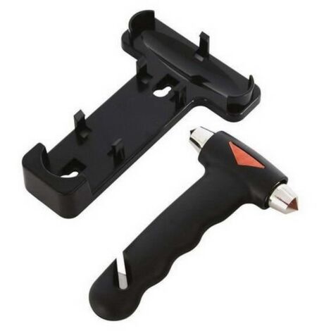 MARTEAU BRISE VITRES D'URGENCE NOIR CARPOINT (1/6)
