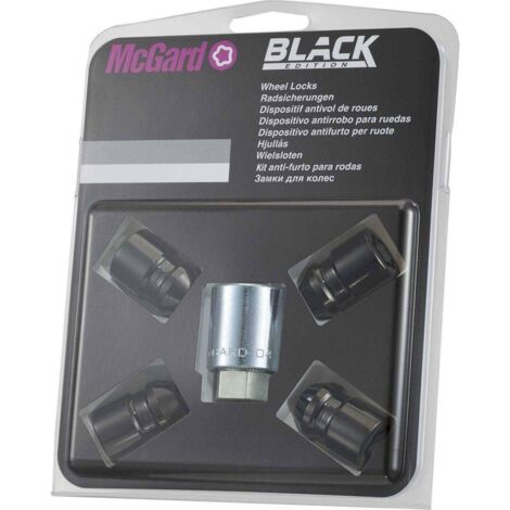 4 ECROUS ANTIVOL SU MCGARD M12X1.5/ 60°/ LONG. 32.5MM/ Ø19MM