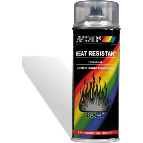Vernis transparent mat haute température 800°C – 400ml pour métaux et plastiques – Résistant aux intempéries et produits chimiques