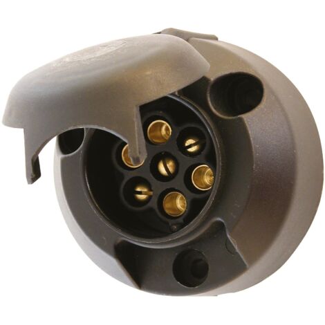 Prise remorque 7 pôles 12V – Interrupteur phare anti-brouillard – Adaptateur auto pour connexion sécurisée – Carpoint (1/3)