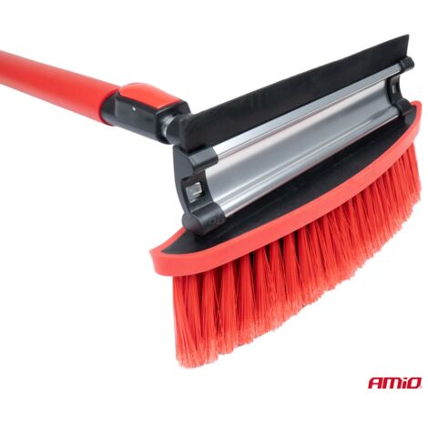 Brosse grattoir à neige et glace télescopique avec raclette à eau 98-134 cm AMIO-04147