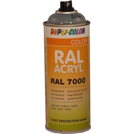 PEINTURE ACRYL RAL7000 GRIS BRILLANT 400ML DUPLI COLOR (1/2)
