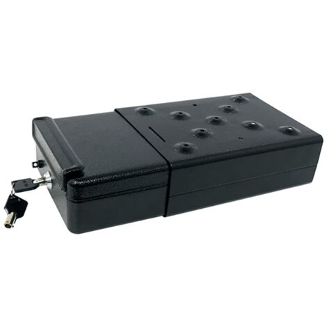 Coffre-fort de voiture – Ouverture clé – Inviolable avec moraillon – Dimensions compactes pour rangement facile – 2 clés fournies – Carpoint