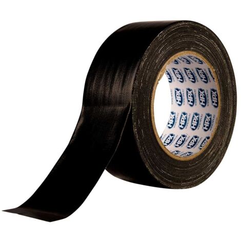 Ruban adhésif toile américaine 25m - Couleur : Noir - HPX