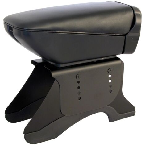 Accoudoir universel noir en vinyle – Réglable en hauteur et largeur – Avec porte-monnaie et porte-boisson – Carpoint