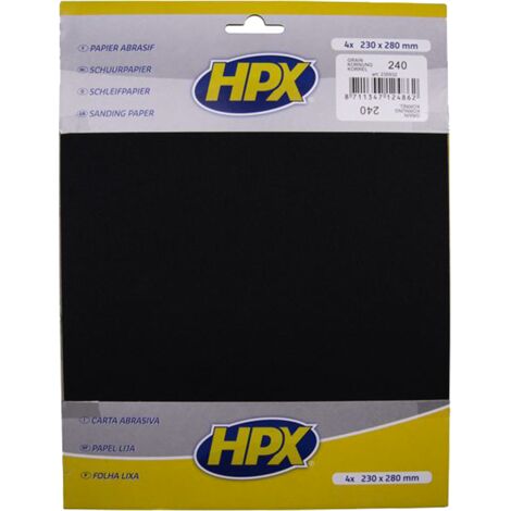 Papier abrasif carrosserie P240 - HPX (1/2)