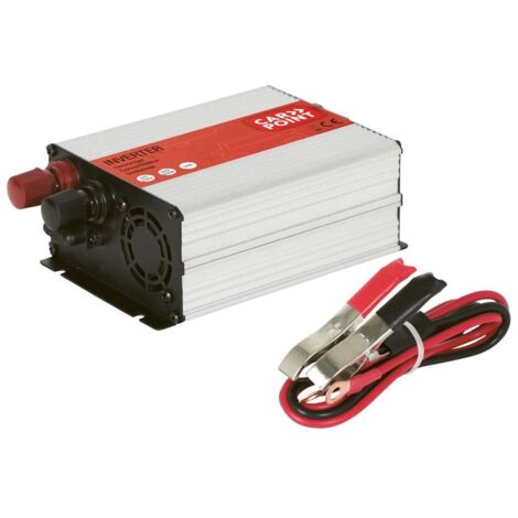 CONVERTISSEUR 24/230V 300W AVEC PINCES CROCO (1/4)