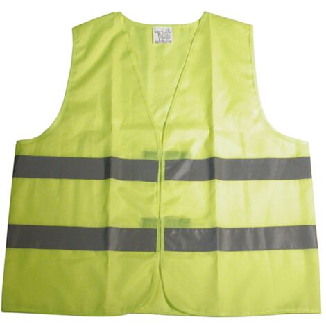 Gilet De Securite Reflechissant Jaune Dresco (1/2)