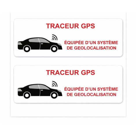 AUTOCOLLANT "TRACEUR GPS" X 2