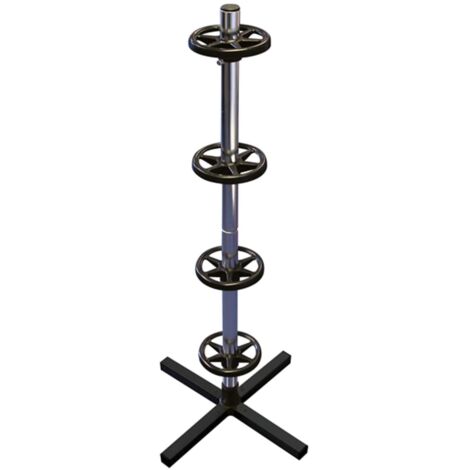 PORTE ROUES FIXE ALUMINIUM + HOUSSE (1/5)