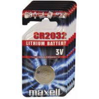 Pile lithium type bouton CR2032 3V (X 5) - DIFF