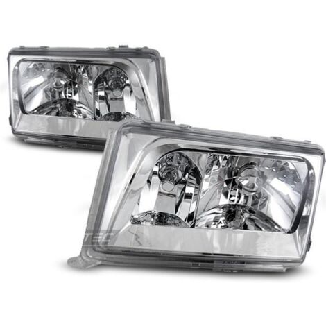 Paire de feux phares Mercedes classe E W124 85-93 design chrome-27361488 (1/2)