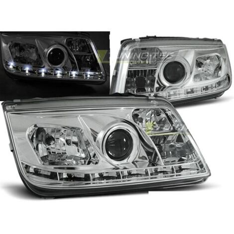 Paire de feux phares VW Bora 98-05 Daylight led chrome-27361879 (1/2)
