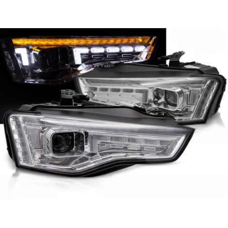 Paire de feux phares Audi A5 B8 de 2011 a 2016 Xenon DRL LED Dyn chrome-40876059 (1/4)