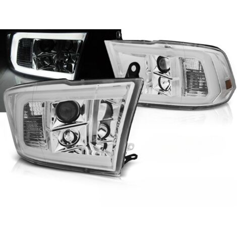 Paire de feux phares Dodge Ram de 2009 a 2018 LED LTI chrome-32209035 (1/4)