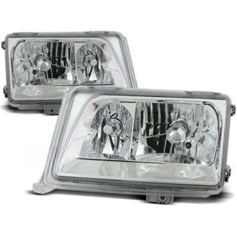 Paire de feux phares Mercedes W124 classe E 93-95 chrome-27361494
