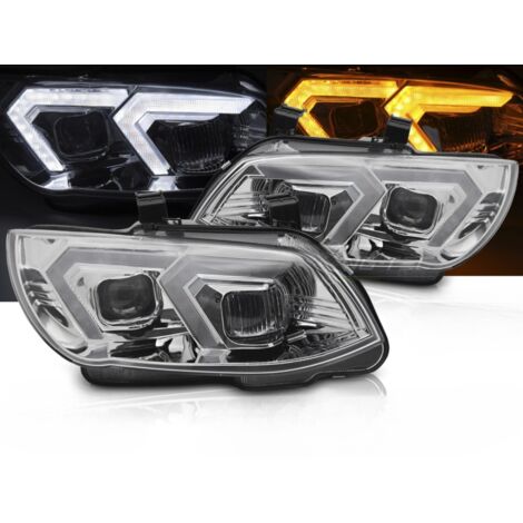 Paire de feux phares BMW serie 3 E92 / E93 de 2010 a 2013 Xenon LED DRL Chrome-42058463 (1/4)