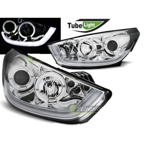 Paire de feux phares Hyundai IX35 10-13 LTI chrome-27361412 (1/2)