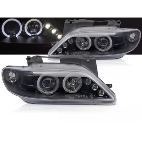 Paire de feux phares avant Citroen Xsara de 1997 a 2000 Angel eyes Noir-41257445