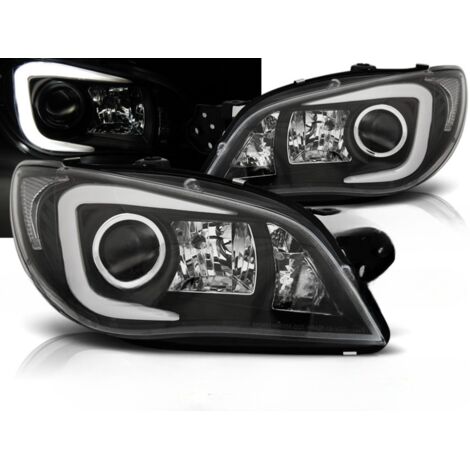 Paire Feux Phares Subaru Impreza GD de 2006 a 2007 Xenon Daylight noir-27361830