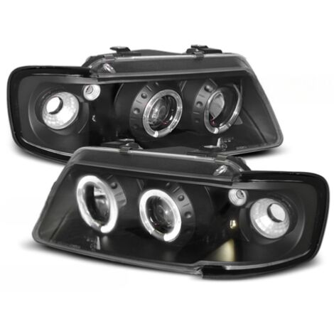 Paire de feux phares Audi A3 8L de 1996 a 2000 angel eyes noir-27360971