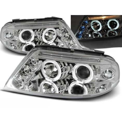 Paire de feux phares VW Passat 3BG de 2000 a 2005 angel eyes chrome-27362008 (1/2)