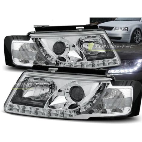 Paire de feux phares VW Passat B5 3B 96-00 Daylight led chrome-27362000 (1/2)