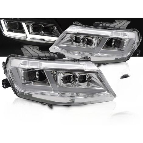 Paire de feux phares Chevrolet Camaro de 2016 a 2018 FULL LED DRL DYN Chrome-41421359 (1/4)