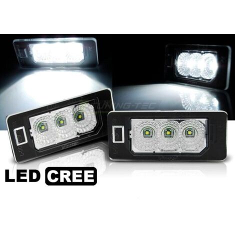 Paire feux de plaque Audi A4 / A5 / Q5 / TT / A1 / A7 / A6 Led Cree-31937365 (1/3)