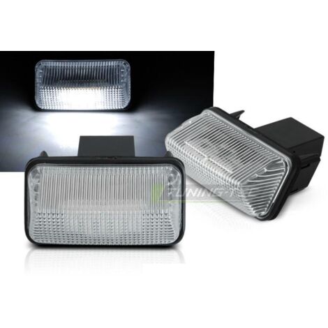 Paire feux de plaque Toyota Auris de 2006 a 2012 Clair-37775685
