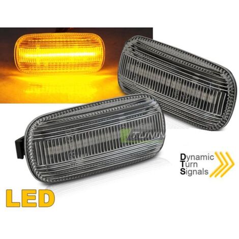 Paire Clignotant Repetiteur Led Audi A6 C6 de 2004 a 2011 Chrome Dynamic-34482633 (1/3)