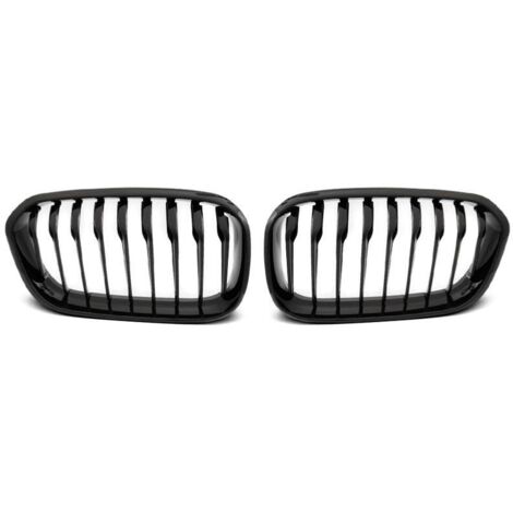 Grille calandre BMW serie 1 F20 F21 LCI de 2015 a 2018 noir brillant-28300174