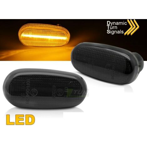 Paire clignotant repetiteur Alfa Romeo 147 de 2000 a 2004 Led Dyn Fume-40208824 (1/4)