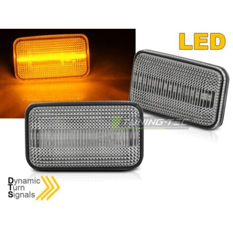 Paire clignotant repetiteur VW Volkswagen Corrado de 1988 a 1995 Clair LED Dyn-35261370 (1/3)
