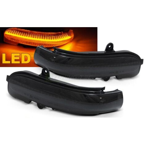 Paire repetiteurs retroviseurs Mercedes Classe C W203 2000 a 2007 Fume Led dyn-39005120 (1/3)