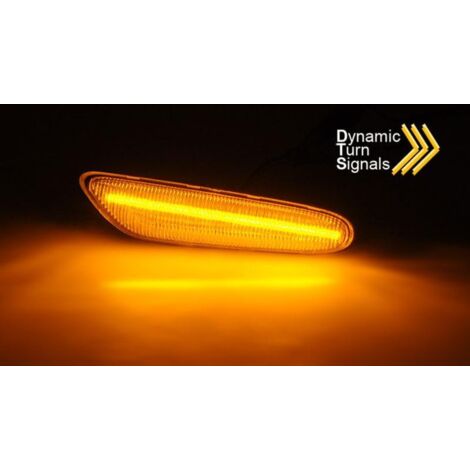 Paire De Clignotants Répétiteurs Pour BMW Série 7 E38 (1994-2001) - Blanc - Neuf Sous Emballage